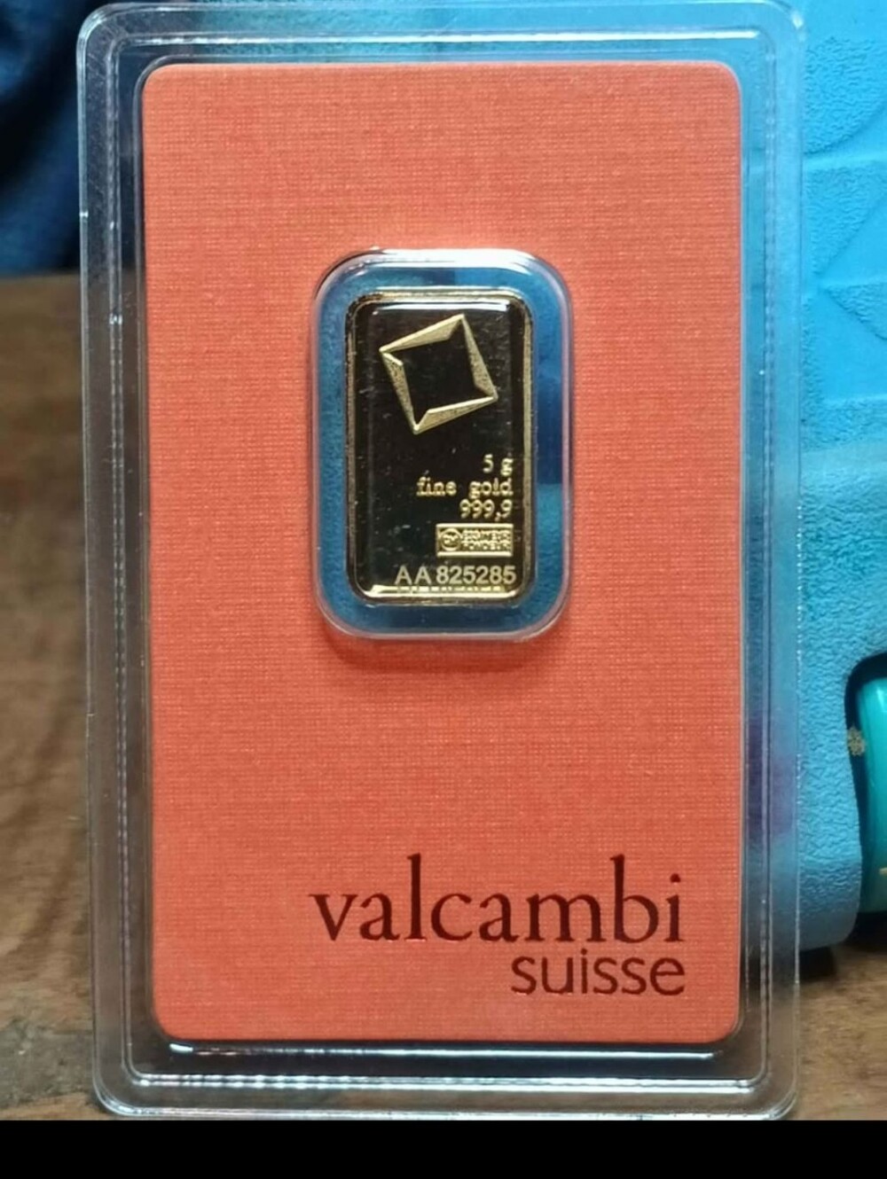 Valcambi Suisse 5g Gold Bar